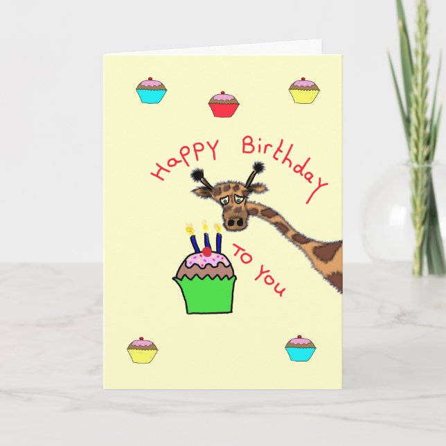 Birthday Greetings Card (Front)