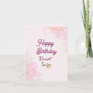 Birthday Greetings Card 