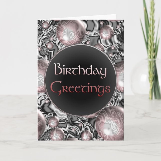 Birthday Greetings Card (Front)