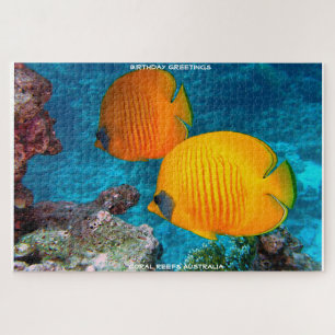 Birthday Greetings Coral Reef Australia Jigsaw Puzzle