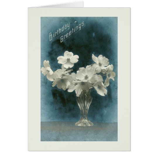 Birthday Greetings: Dogwood Bouquet Card