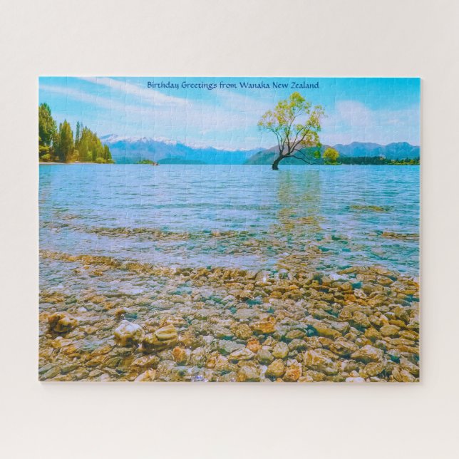 Birthday Greetings from New Zealand Jigsaw Puzzle (Horizontal)