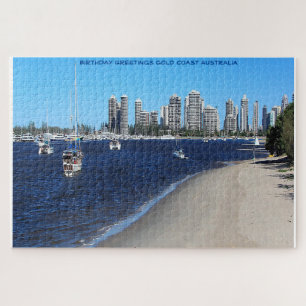 Birthday Greetings Gold Coast Australia Jigsaw Puzzle