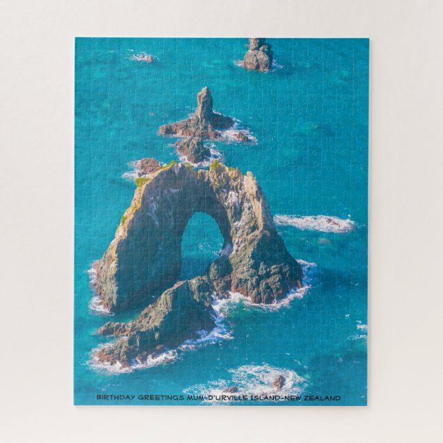 Birthday Greetings Mum-D'Urville Island-NZ Jigsaw Puzzle (Vertical)