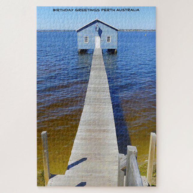Birthday Greetings Perth Australia Jigsaw Puzzle (Vertical)