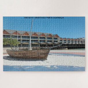 Birthday Greetings Perth Australia Jigsaw Puzzle