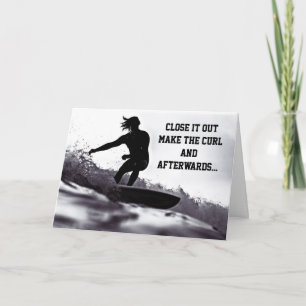 *BIRTHDAY* GREETINGS ***SURF STYLE*** JUST FOR YOU CARD