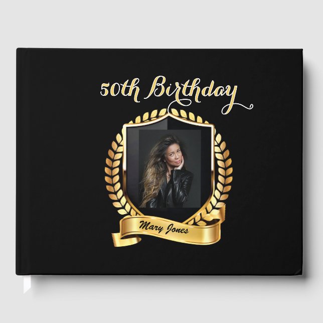 Birthday Guest Book (Front)