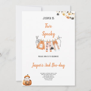 BIRTHDAY HALLOWEEN ENJOYABLE PARTY VIBE INVITATION