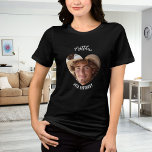 Birthday heart photo man girlfriend Tri-Blend shirt<br><div class="desc">For his girlfrield. Personalize and add his name,  age and photo. A heart as photo frame. White text.</div>