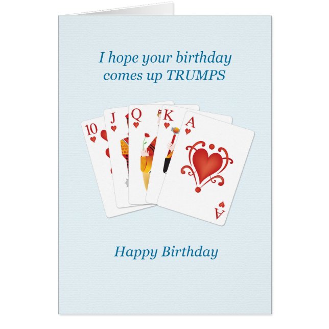 Birthday, Hearts Full House (Front)