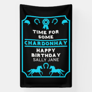 Birthday Horseback Riding Banner