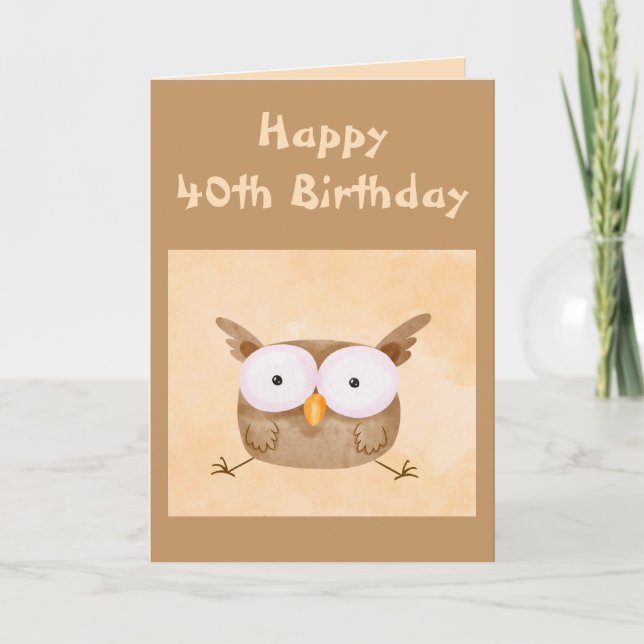  Birthday Humour Older Wiser Stupid Things Custom  Card (Front)