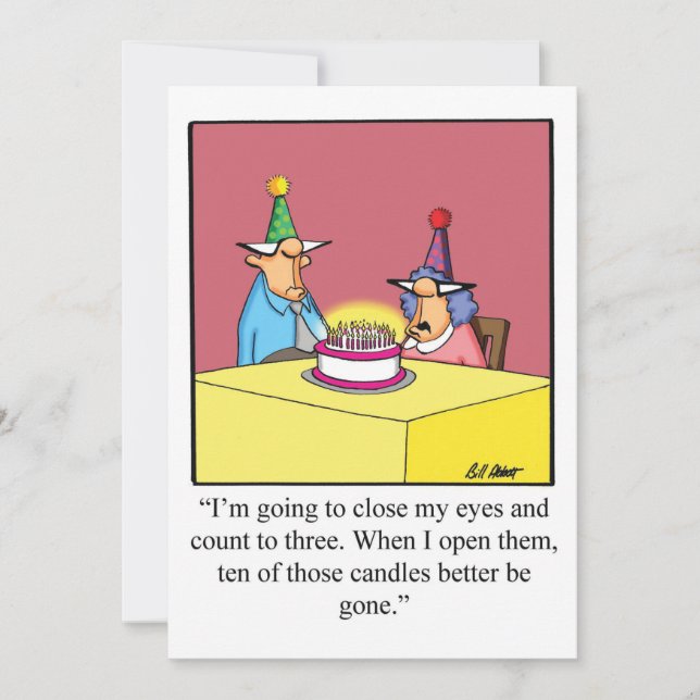 Birthday Humour Party Invitations "Spectickles" (Front)