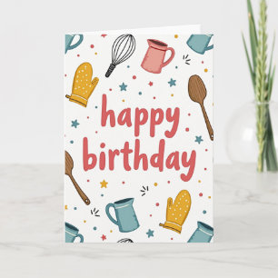 Birthday Illustration Art Card