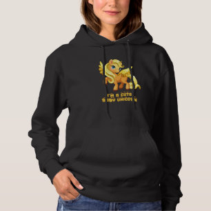 Birthday I'm A Cute Baby Unicorn Golden Colour Hoodie