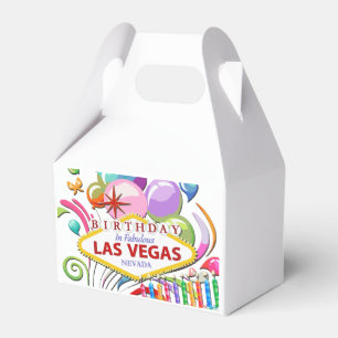 BIRTHDAY In Las Vegas GABLE Favour Box