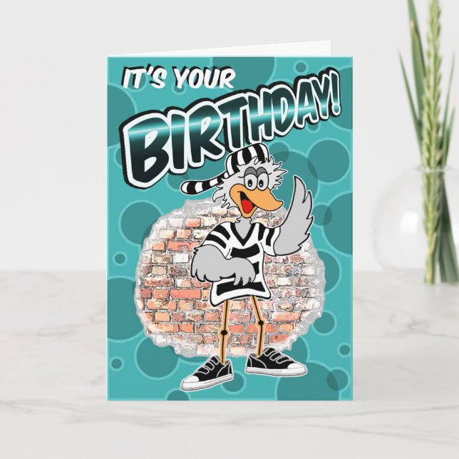 Birthday in Prison Card (Front)