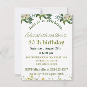 Birthday incantation card