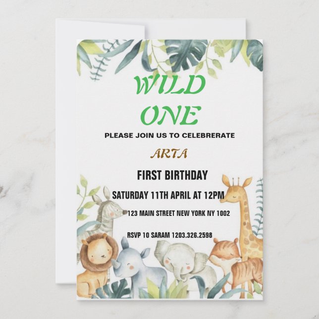 Birthday Invitation (Front)