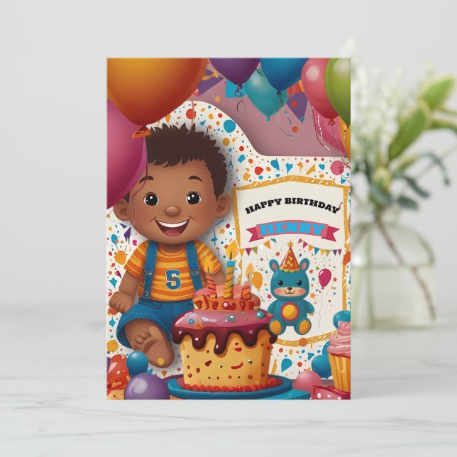 Birthday Invitation (Standing Front)