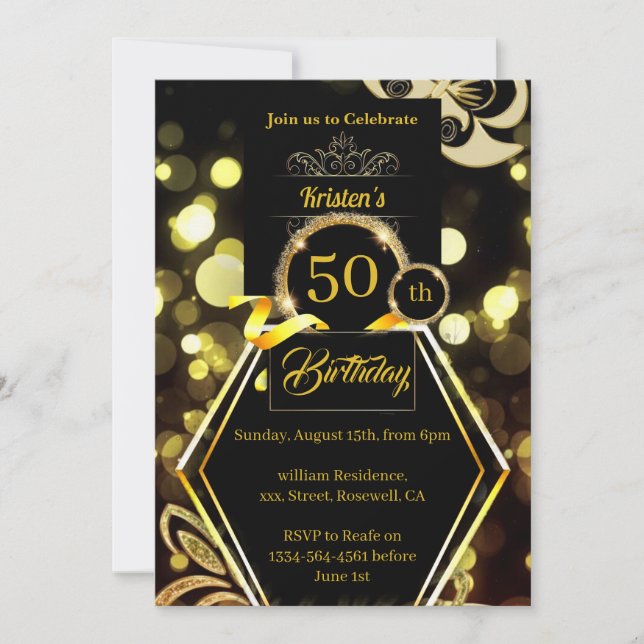 Birthday Invitation (Front)