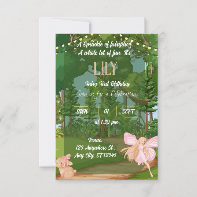 birthday invitation (Front)