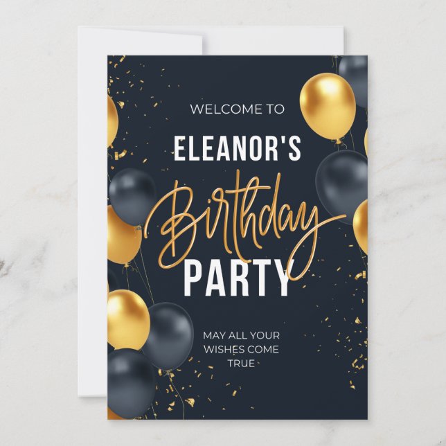 birthday invitation (Front)