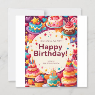 BIRTHDAY INVITATION CARD