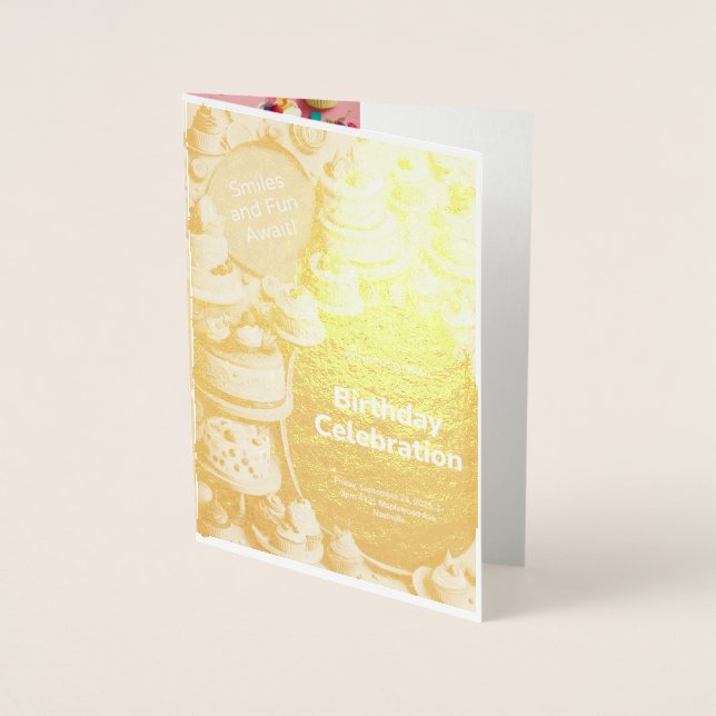 BIRTHDAY INVITATION CARD (Front)