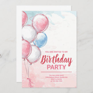 Birthday Invitation Card