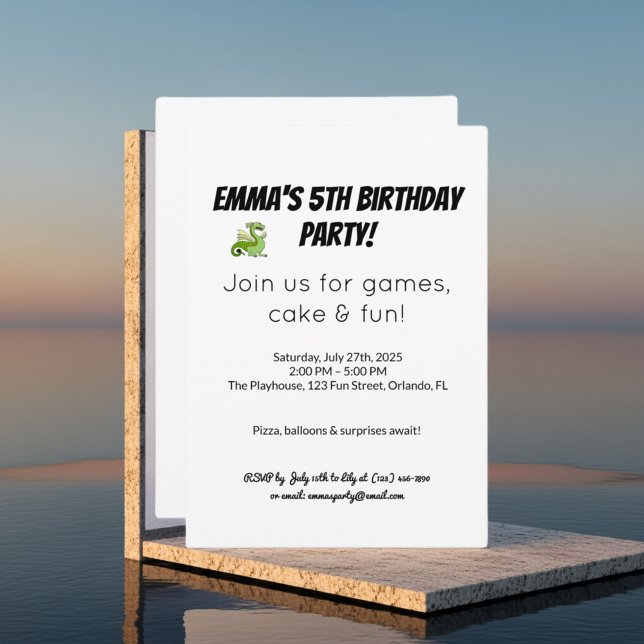 Birthday Invitation Card | 1st Birthday Bash (Creator Uploaded)
