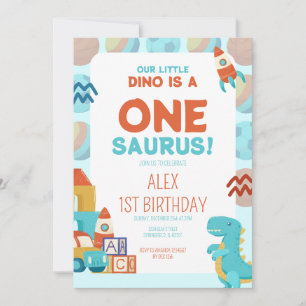 Birthday Invitation – Dino Roar Theme