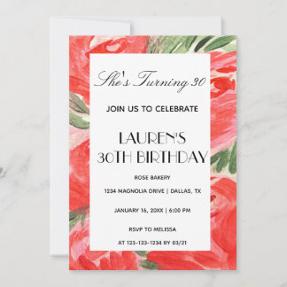 Birthday Invitation for her