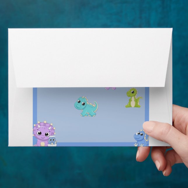Birthday invitations envelope (Hand)