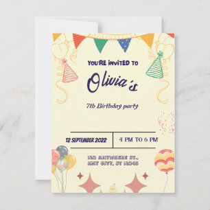 birthday invite