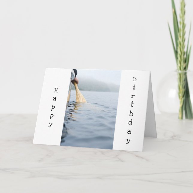 BIRTHDAY IS AS GREAT AS A DAY AT THE LAKE CARD (Front)