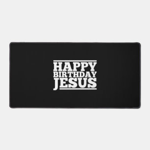 Birthday Jesus Christmas Desk Mat