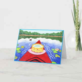 Birthday Kayak Card
