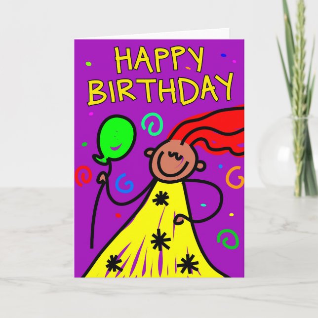 birthday kid card (Front)
