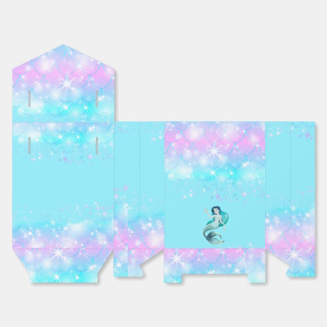 Birthday kids favor box (Unfolded)