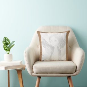 birthday kids party cool colour paint your own  throw pillow