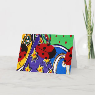 Birthday Ladybug Products Card