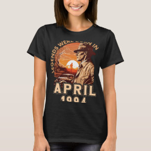 Birthday Legends Were Born In April 1994 29th Vint T-Shirt