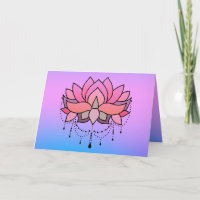 Birthday Lotus Pink Blue Tranquil Motivational