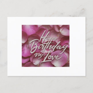 Birthday Love Postcard