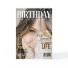 Birthday Magazine Cover Photo