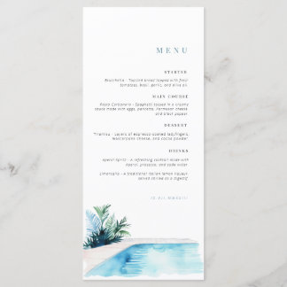 Birthday Menu | Celebration menu | Pool Party