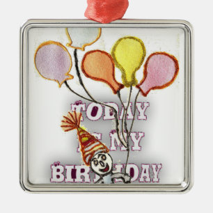 Birthday Metal Ornament