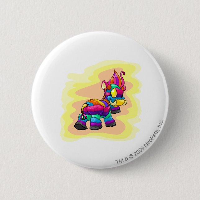 Birthday Moehog 2 Inch Round Button (Front)